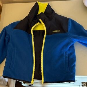 OshKosh B'gosh Kids Puffer Jacket in Blue and Yellow